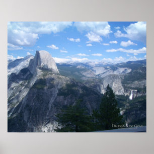 Poster Vale de Yosemite do ponto da geleira