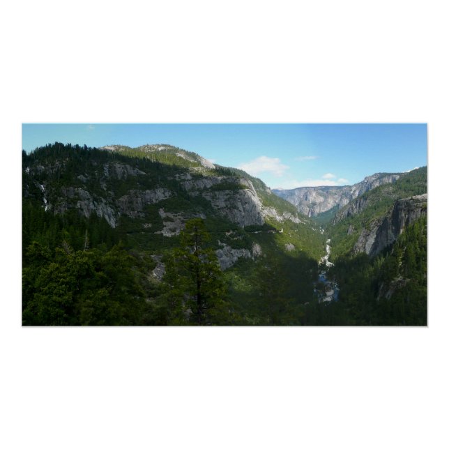 Póster Vale de Yosemite no Parque Nacional de Yosemite (Frente)