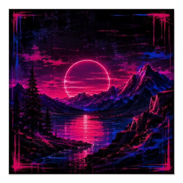 Póster Vale do Cyberpunk (Frente)