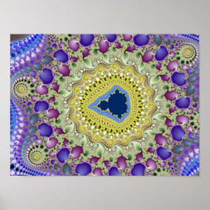 Poster Vale do Elefante Mandelbrot Fractal
