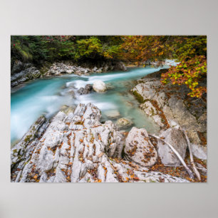 Póster Vale do Eng na cordilheira de Karwendel