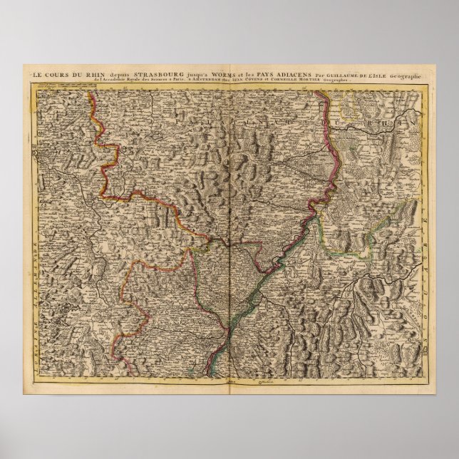 Póster Vale do Reno na Alemanha e França (Frente)