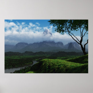 Póster Vale do rio (Borderless)