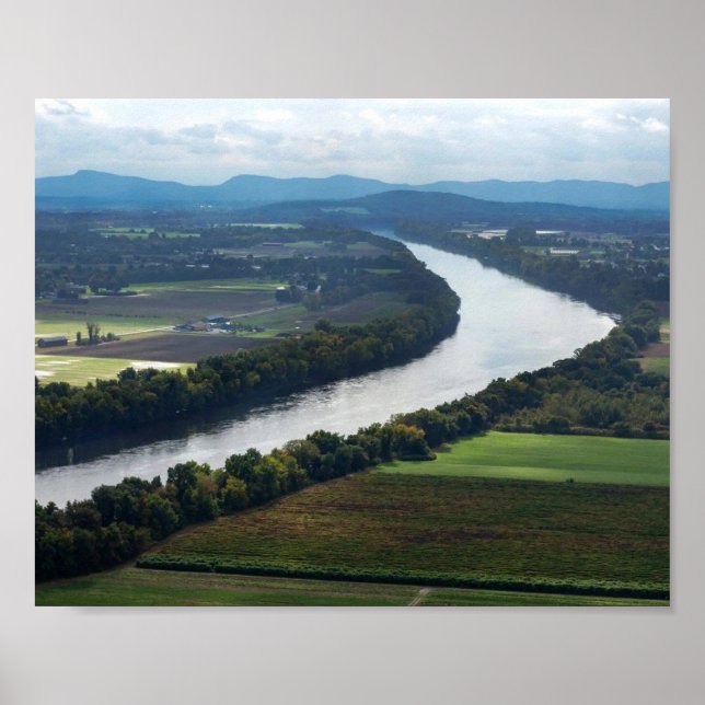 Poster Vale do Rio Connecticut (Frente)