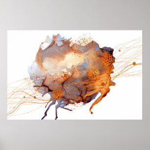 Poster Vale do Splash. Luxo natural. Arte Real Oriental