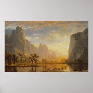Poster Vale do Yosemite Albert Bierstadt