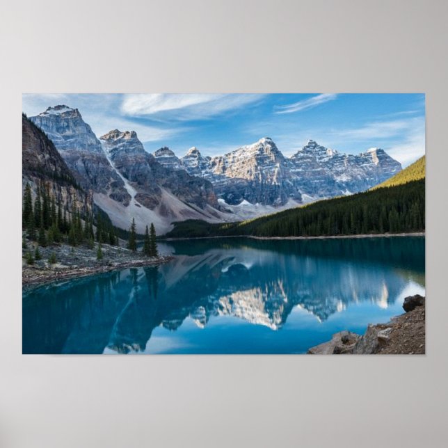 Poster Vale dos Dez Picos, Parque Nacional de Banff (Frente)