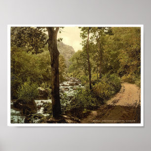 Póster Vale dos diabos, Ashford, condado Wicklow Ireland