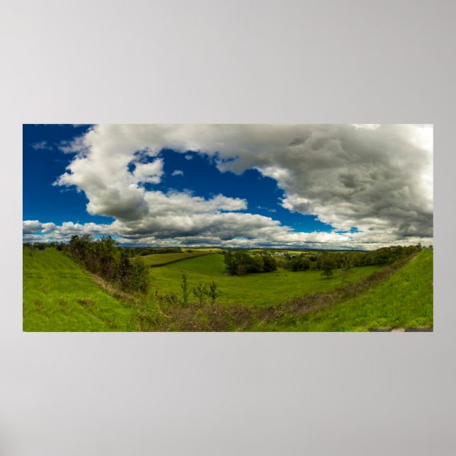 Poster Vale em Walnut Creek, Ohio, no Verão (Frente)