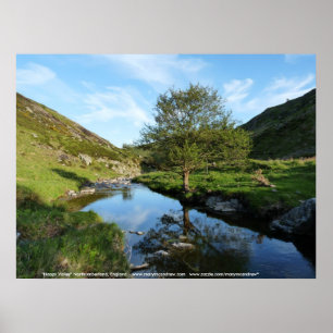Poster Vale feliz, Northumberland Inglaterra