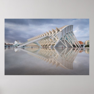 Poster Valencia Espanha City of Arts and Science Calatrav