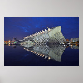 Póster Valencia Refletida