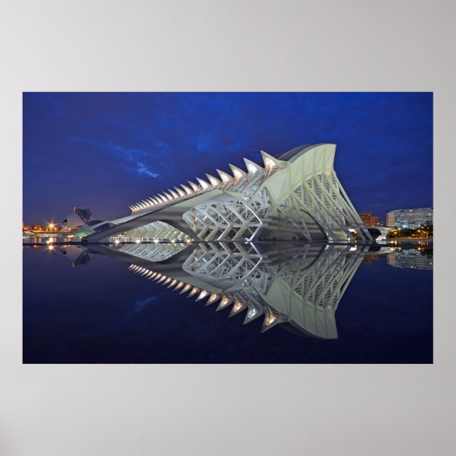 Póster Valencia Refletida (Frente)