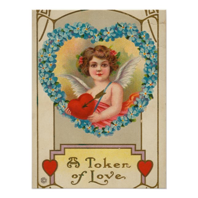 Póster Valentine Antigo, Stecher Litho Company, cerca de  (Frente)