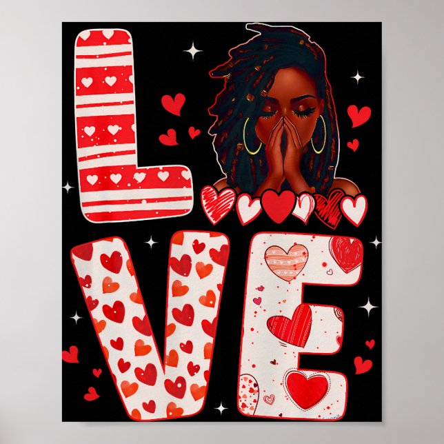 Poster Valentine Days Black African Costume (Frente)