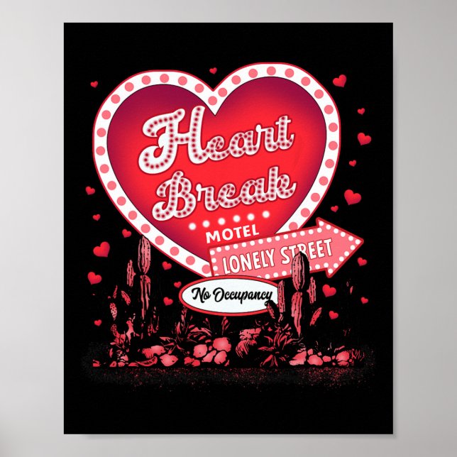 Poster Valentine de Quebra Coração (Frente)