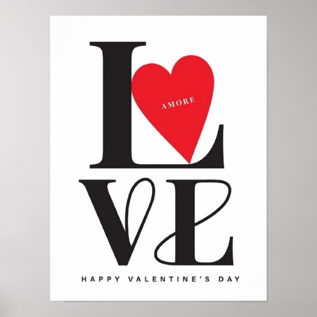 Poster Valentine's Day  Be Mine Valentine's Day  (Frente)