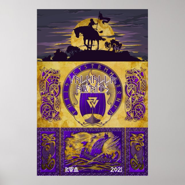 Poster Valhalla Awaits (Frente)