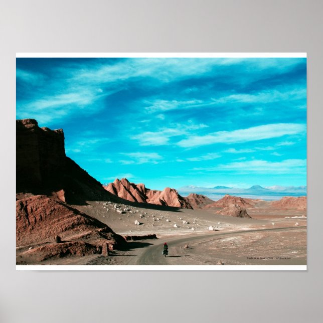 Póster Valle de la Luna, Chili (Frente)