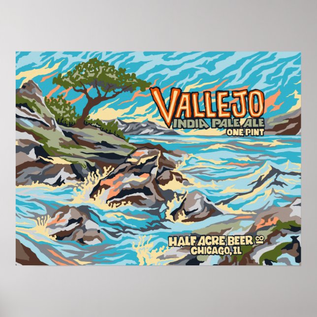 Poster Vallejo India Pale Ale (Frente)