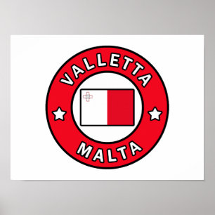 Poster Valletta Malta