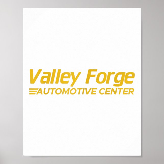Poster Valley Forge Automotive  (Frente)