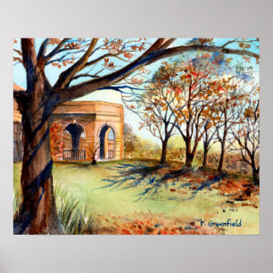 Poster Valley Garden Harrogate por Farida Greenfield