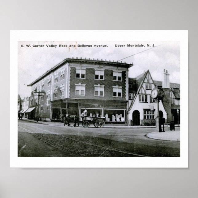 Poster Valley Rd., Montclair, New Jersey Vintage (Frente)