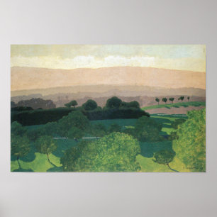 Poster Vallotton-Paisagem de Felix em Romanel