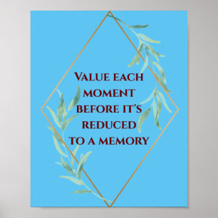 Poster Valor a cada momento