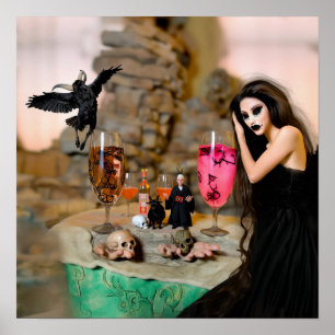 Poster Valor de Matriz de Arte AI de Recuperação de Teste