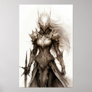 Poster Valor do Guerreiro: Dando poder à Guerreira Mulher