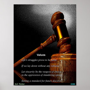 Poster Valores