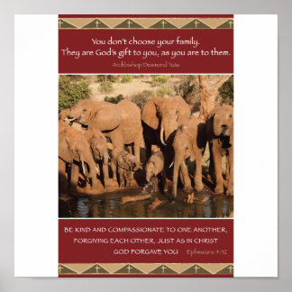 Póster Valores da Família