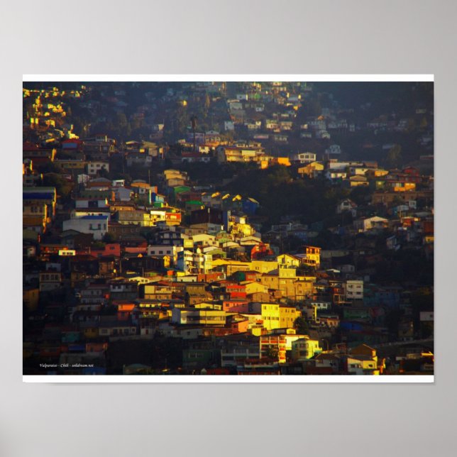 Póster Valparaiso, Chili (Frente)