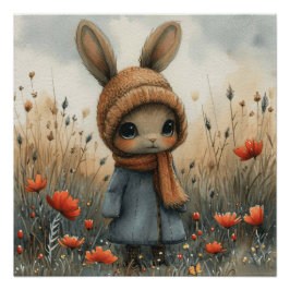 Póster Valsa dos Bigodes: Um Coelho Cheio de Caprichos