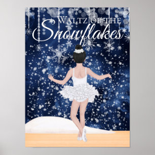 Poster Valsa dos Flocos de Neve do Balé Nutcracker