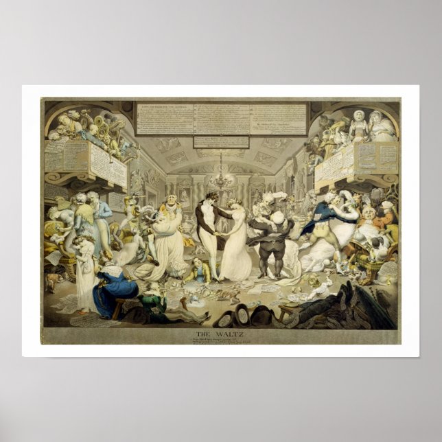 Poster Valsa (gravação colorida) (Frente)