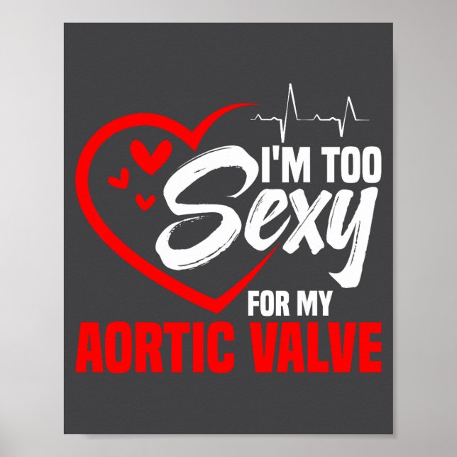 Poster Valve Replacement Heart Surgery Aortic Valve Repai (Frente)