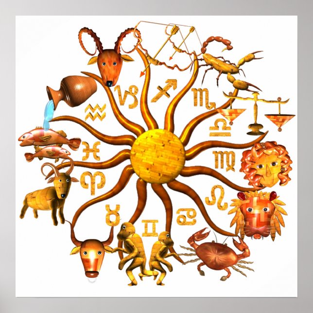 Póster ValxArt lenha-zodiac-poster (Frente)