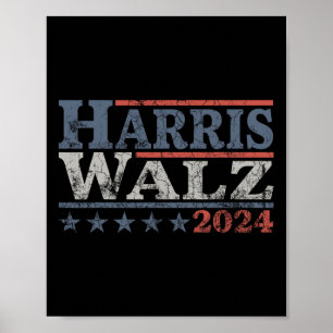 Poster Valzer 2024 Eleição Kamala Harris Tim Waltz 2024 5