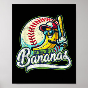 Poster Vamos Bananas Costume Mens Mulheres Crianças