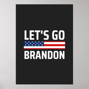 Poster vamos brandon chant joe biden, vamos fazer soutien
