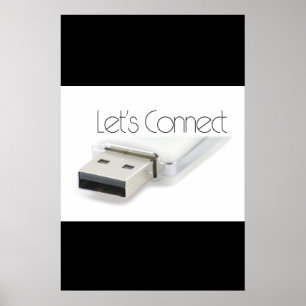 Poster Vamos conectar USB