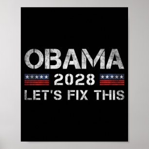 Poster Vamos Consertar Isto 44-48 Obama Para Presidente &