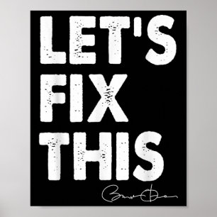 Poster Vamos Corrigir Isso - Obama 2028 Eleições Engraçad