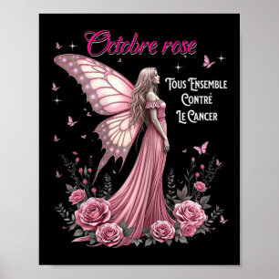 Poster Vamos de combate ao Cancer da mama em conjunto - R