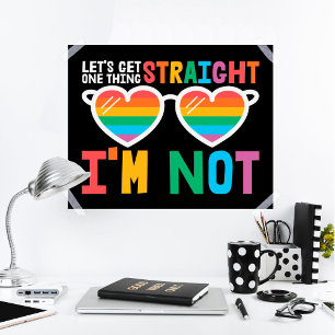 Poster Vamos de orgulho LGBTQ ganha um Hetero que não so