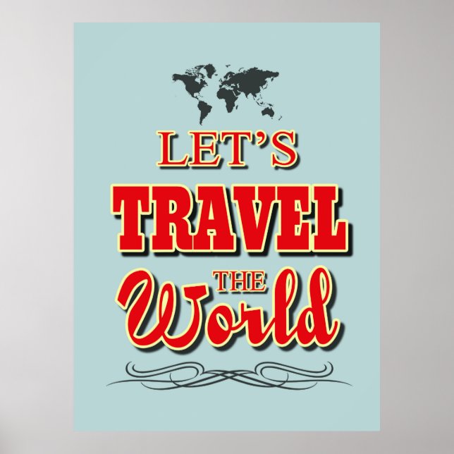 Póster Vamos do mundo (Frente)