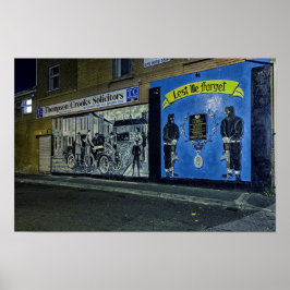 Poster Vamos Esquecer o IRA Murals Belfast